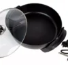 Olla Eléctrica Alien Tech - 5 Niveles De Cocción Tapa Vidrio Color Negro - Nuevo Modelo!
